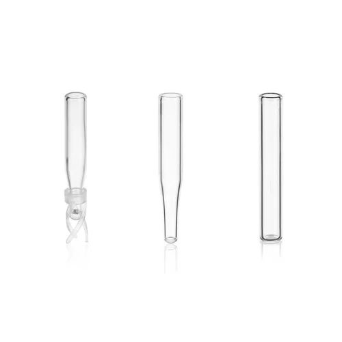 Insert Vial 250μL 29x5,8mm Conical Bottom with Plastic Spring (100 Adet/Paket)